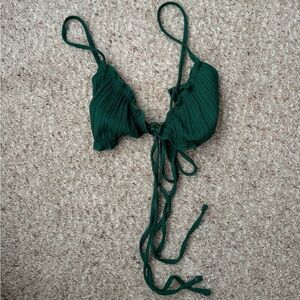 SHEIN green bikini top